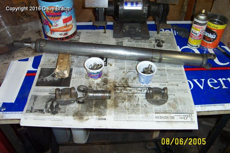 MGTD15470/Propeller Shaft/Drive shaft broken down